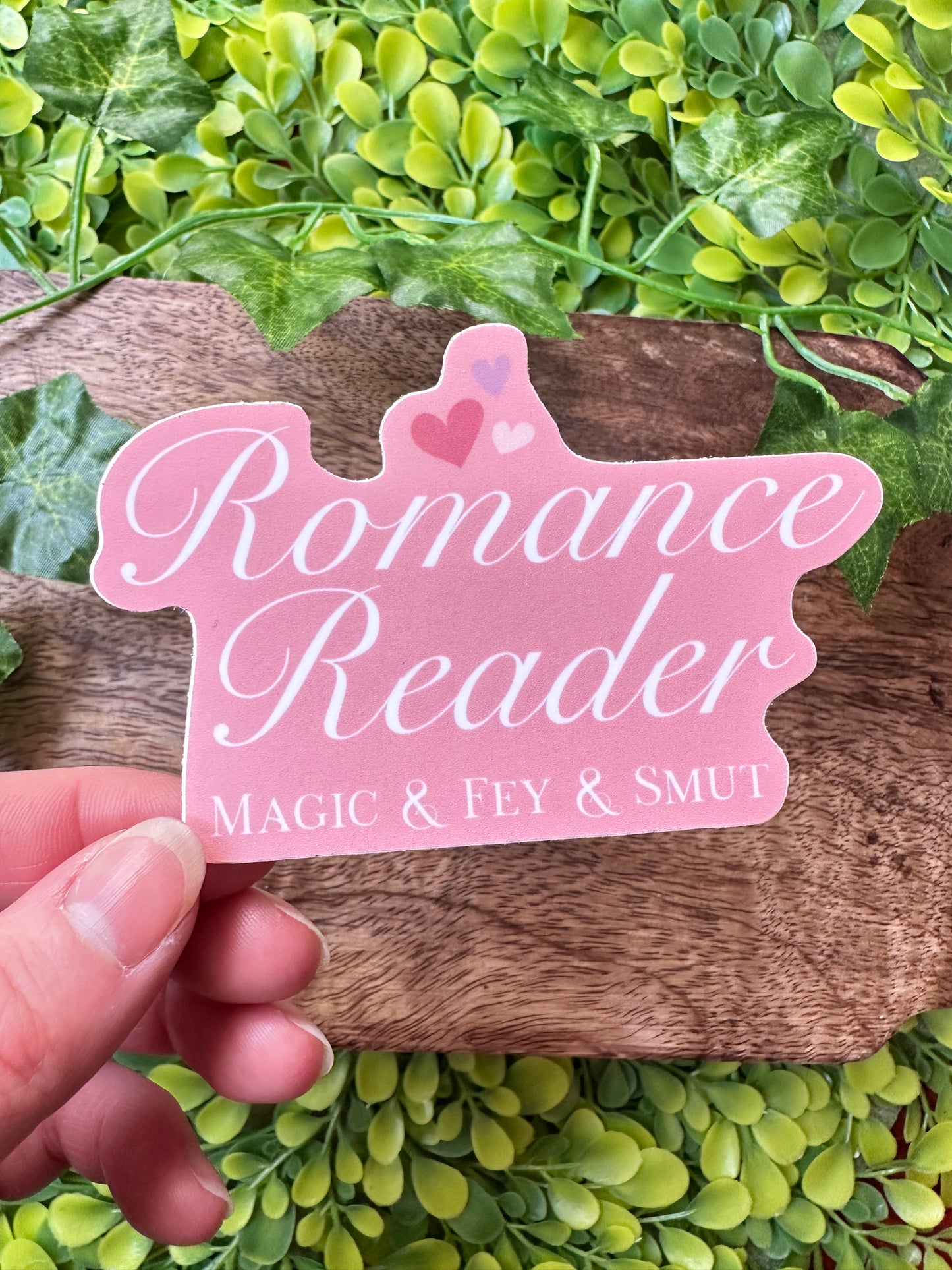 Romance Reader Sticker