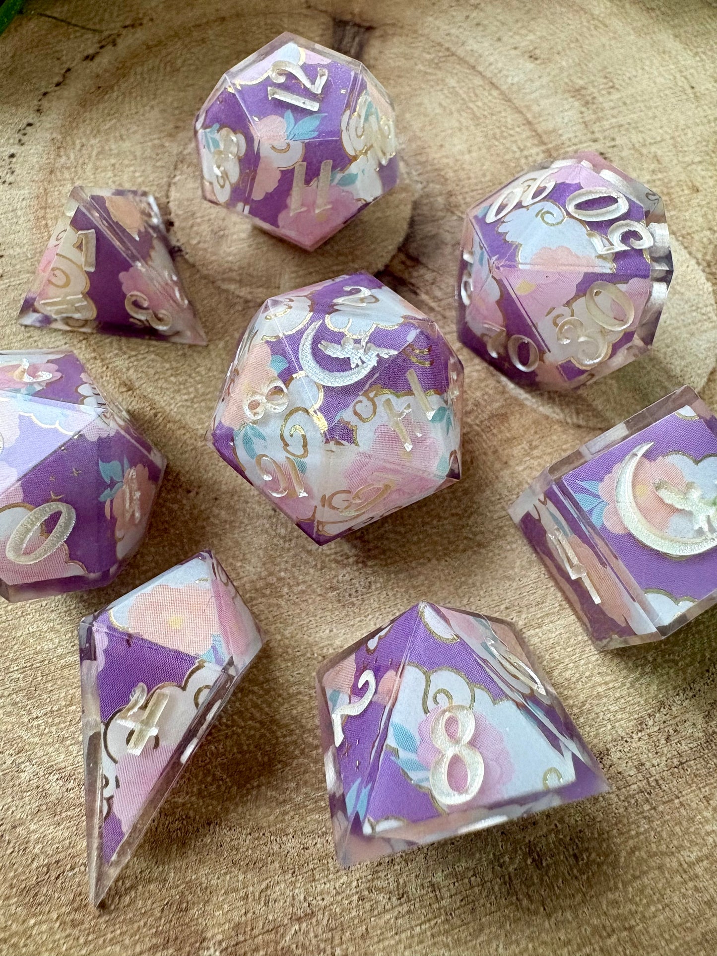 "Promises at Twilight" Dice Set