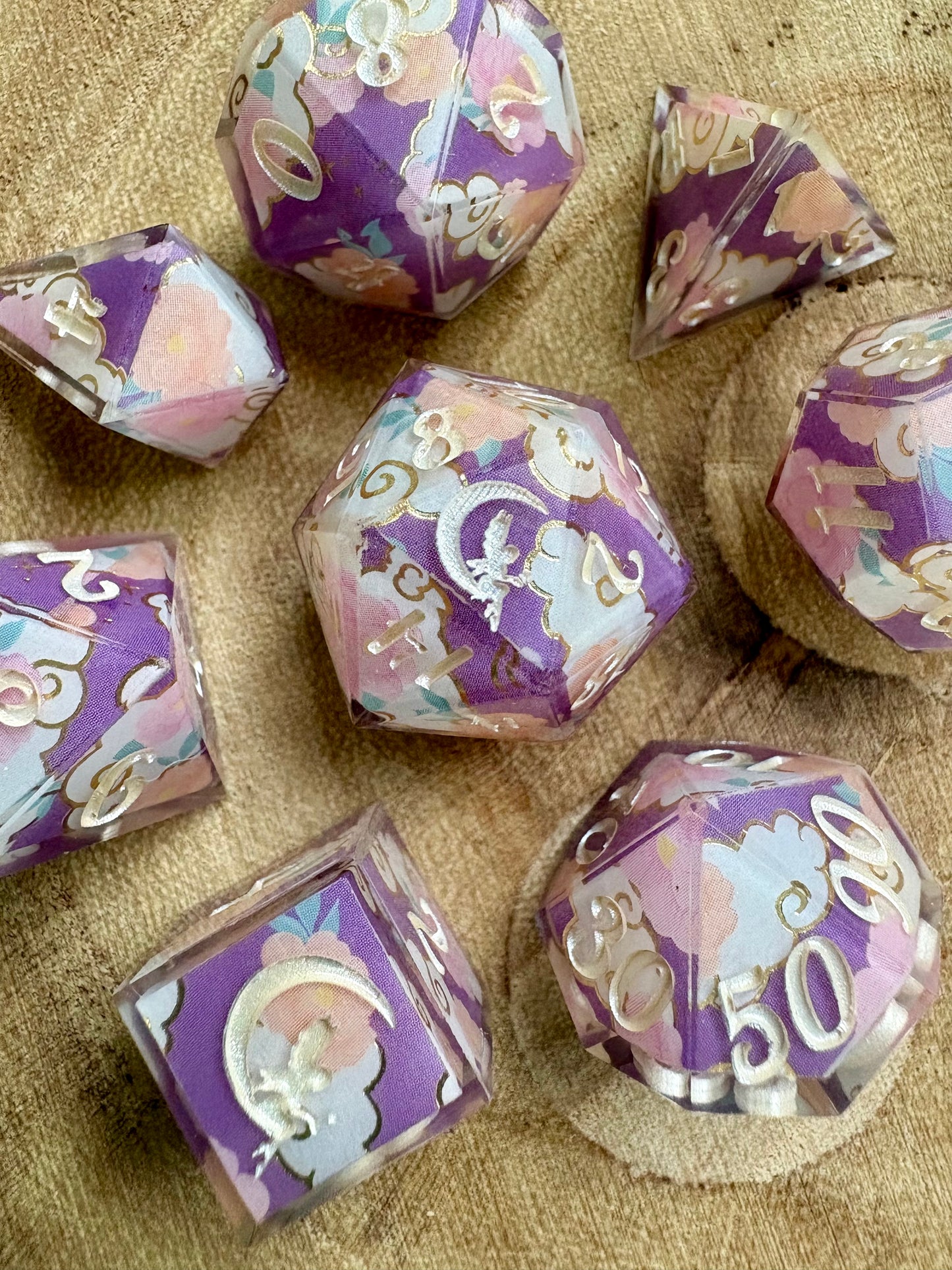 "Promises at Twilight" Dice Set