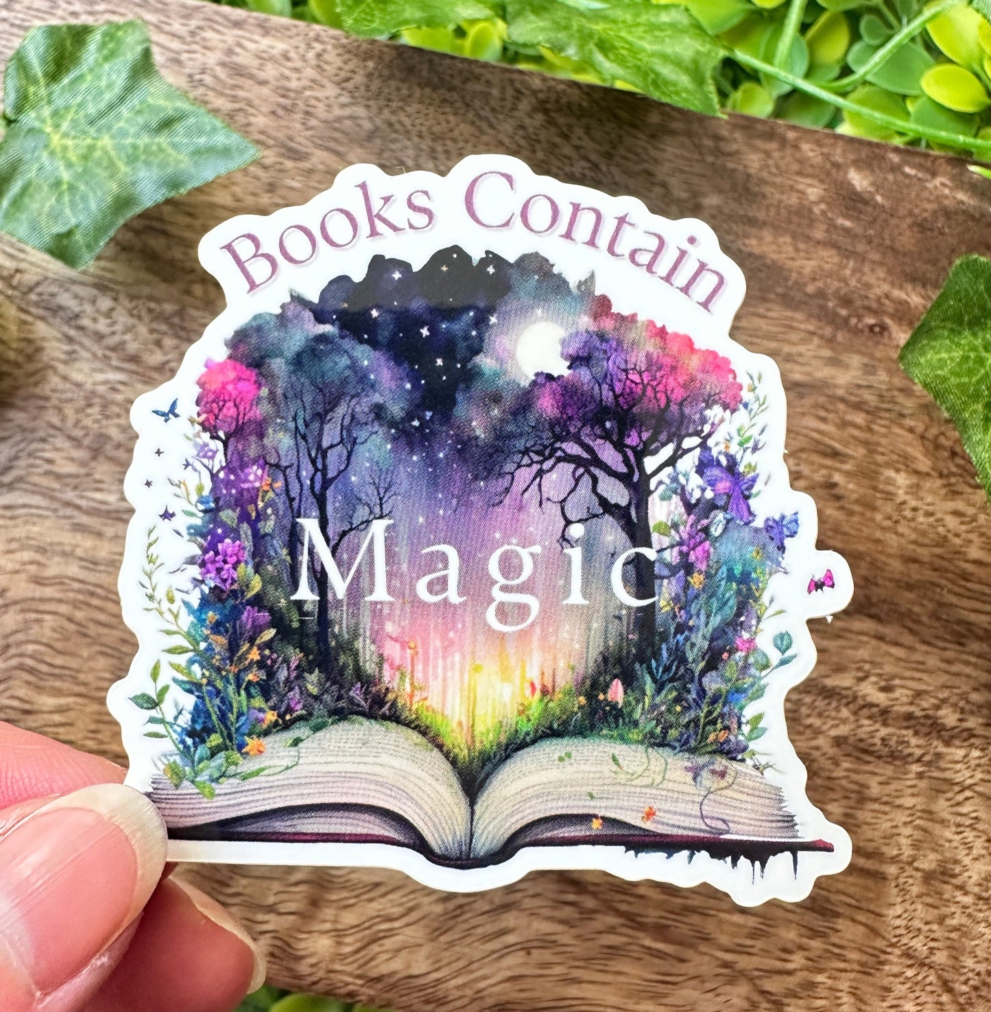 Books Contain Magic Sticker