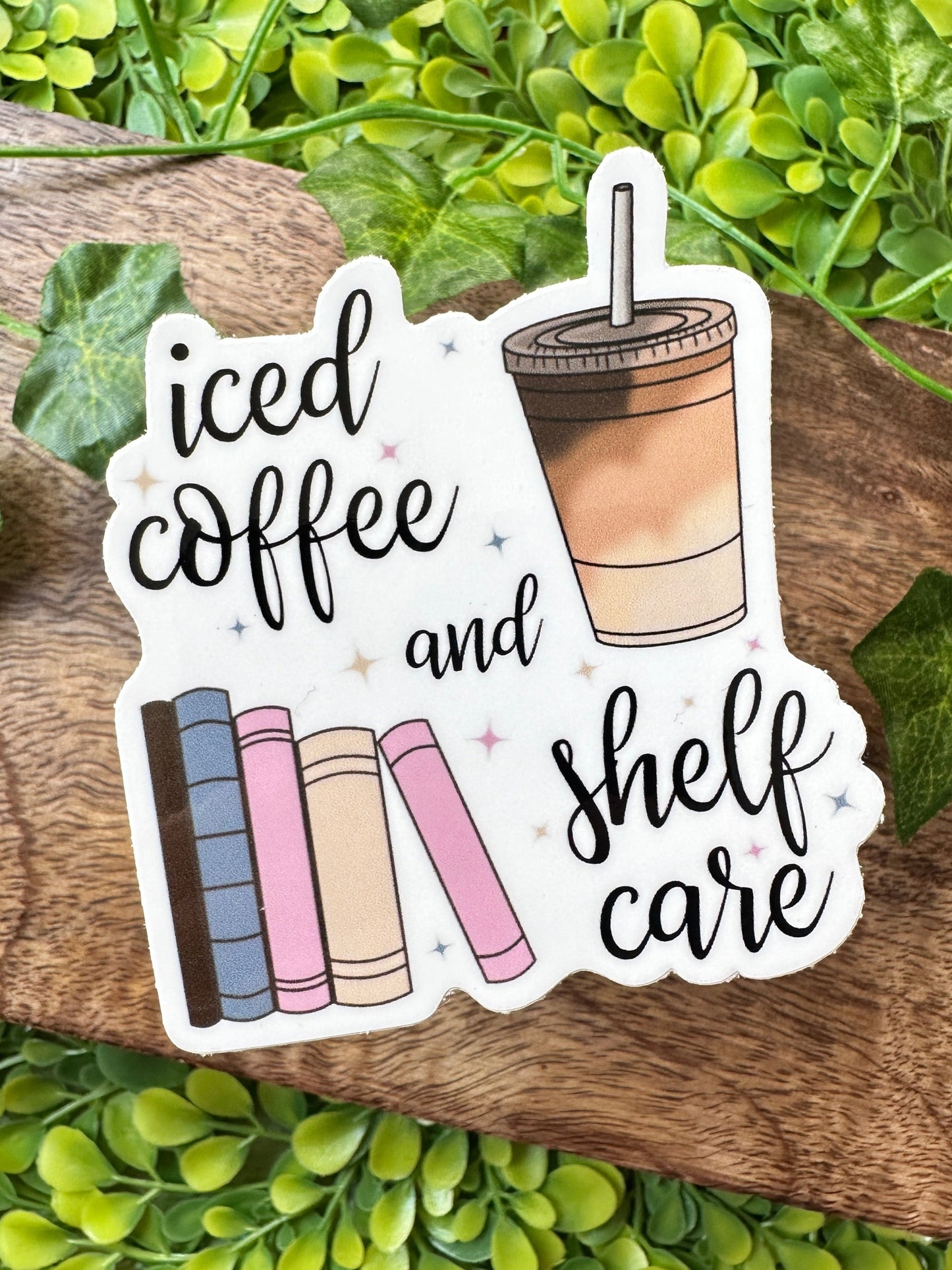 Iced Coffee & Shelf Care Sticker