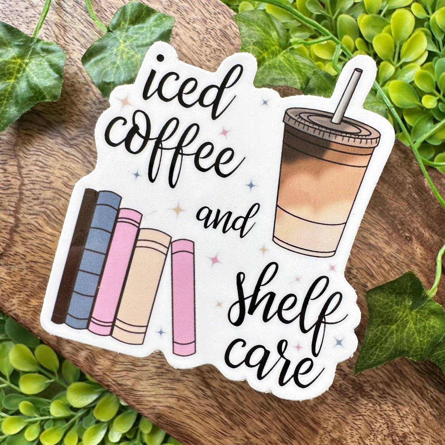 Iced Coffee & Shelf Care Sticker