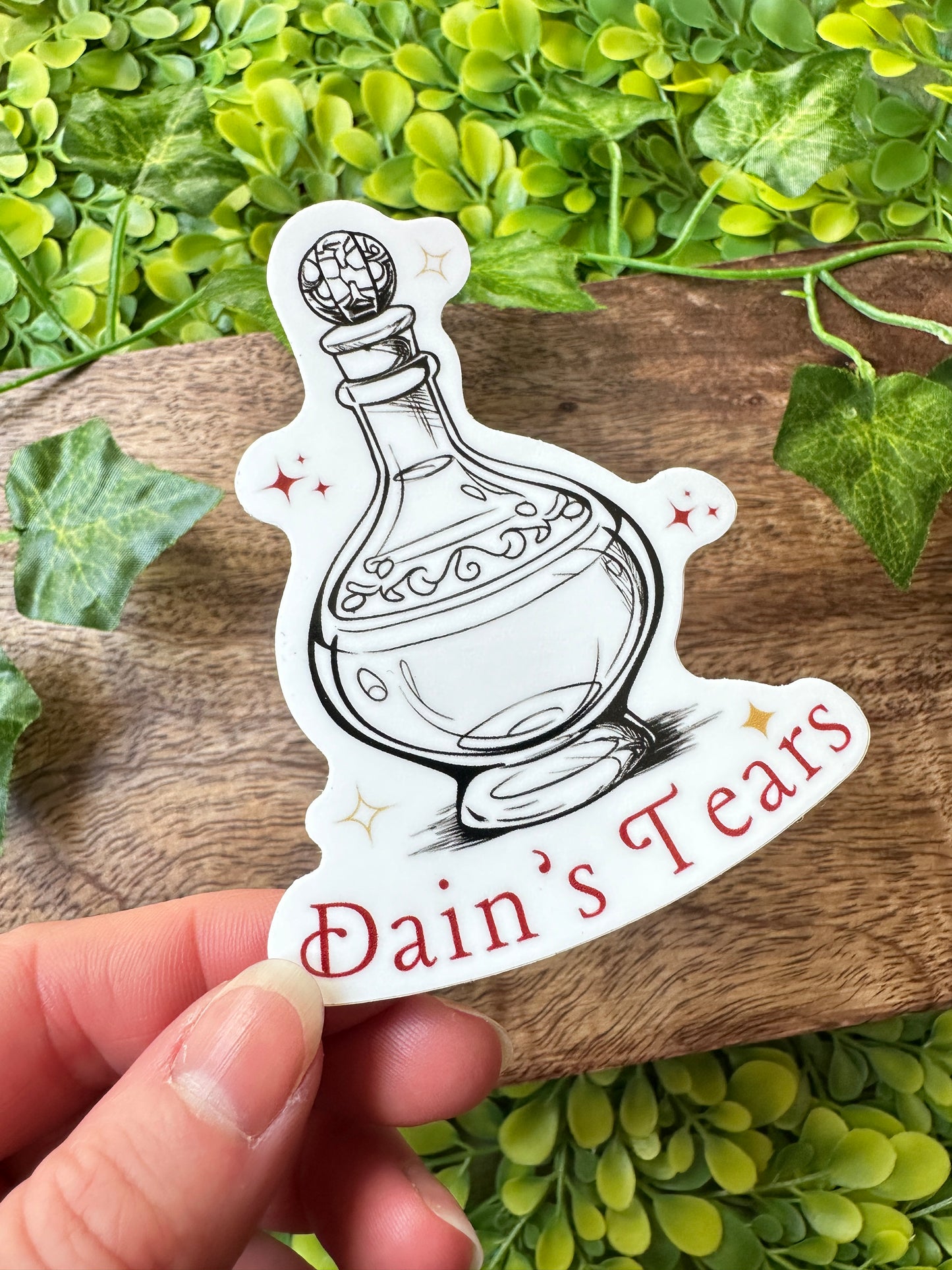 Dain's Tears Potion Bottle Stickers (Fourth Wing)