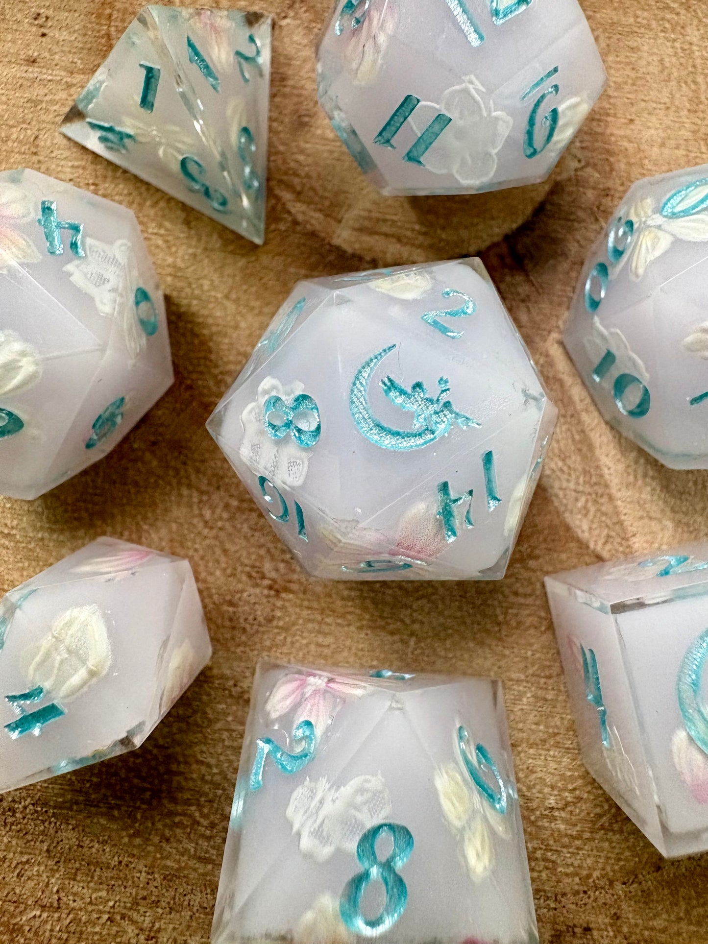 "Moonlight Tryst" Dice Set