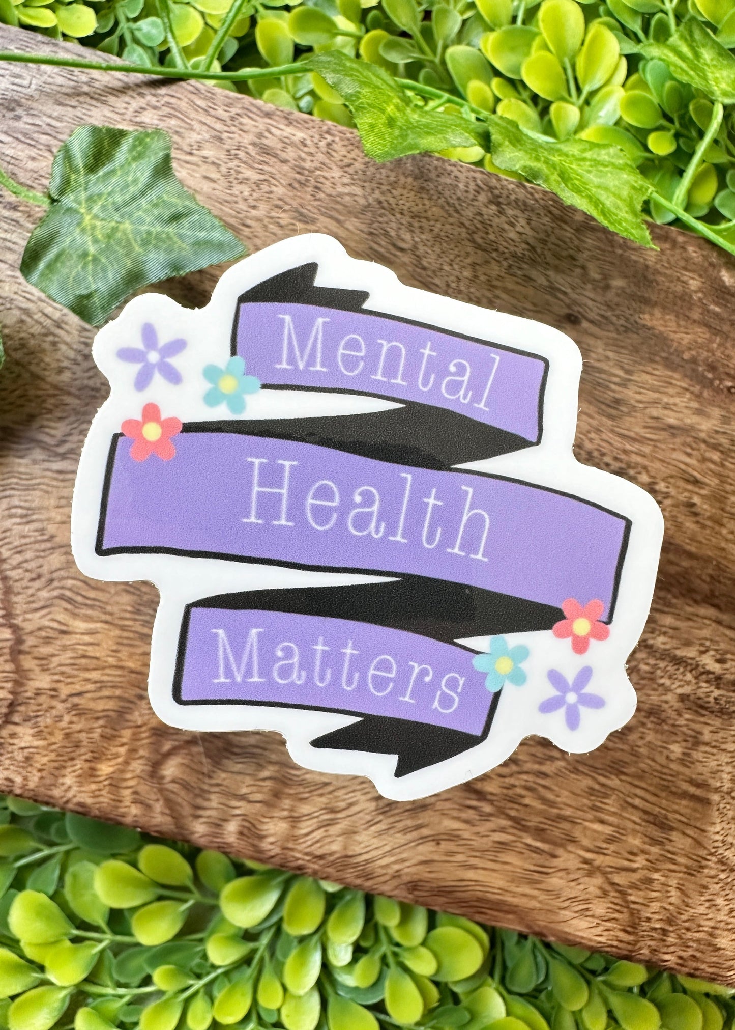 Mental Health Matters Banner Sticker