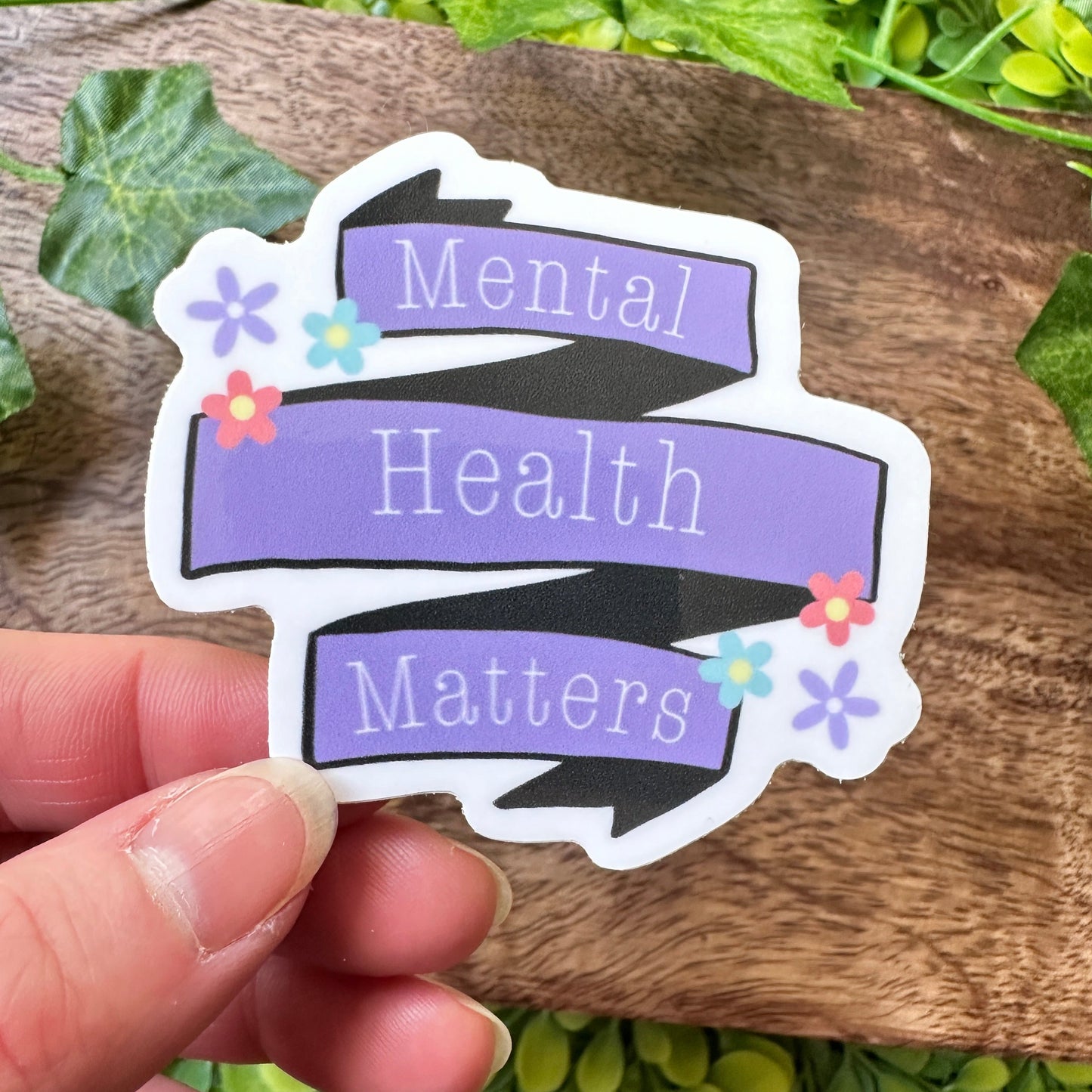 Mental Health Matters Banner Sticker