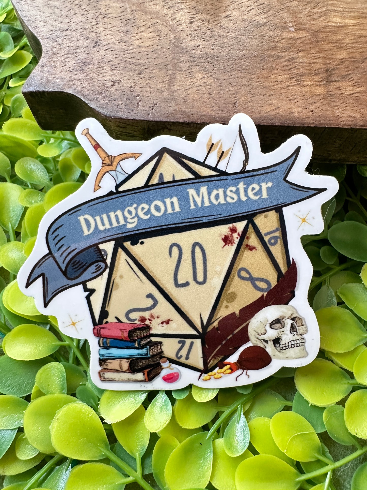 Dungeon Master D20 Sticker