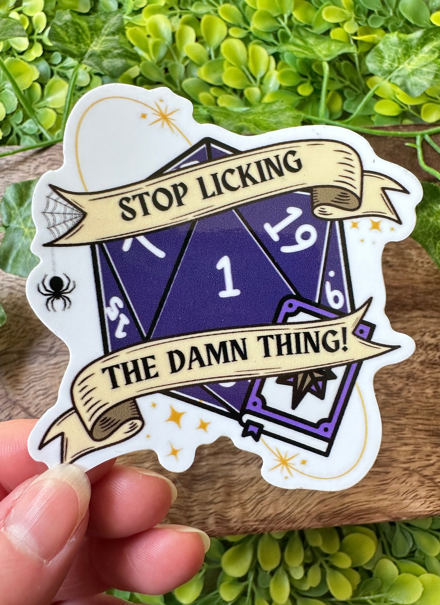 "Stop licking the damn thing!" BG3 Gale Sticker