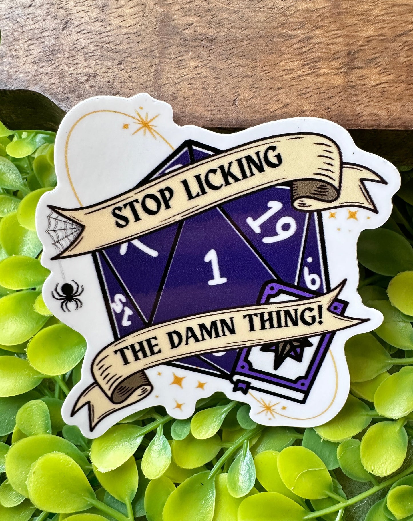 "Stop licking the damn thing!" BG3 Gale Sticker