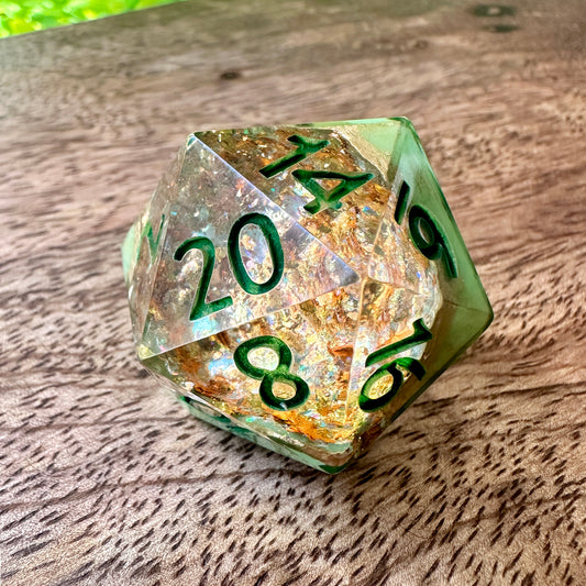 "Goldleaf" - Geode D20