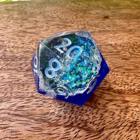 "Plane of Water" - Geode D20