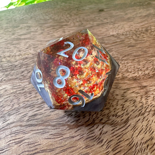 "Plane of Fire" - Geode D20