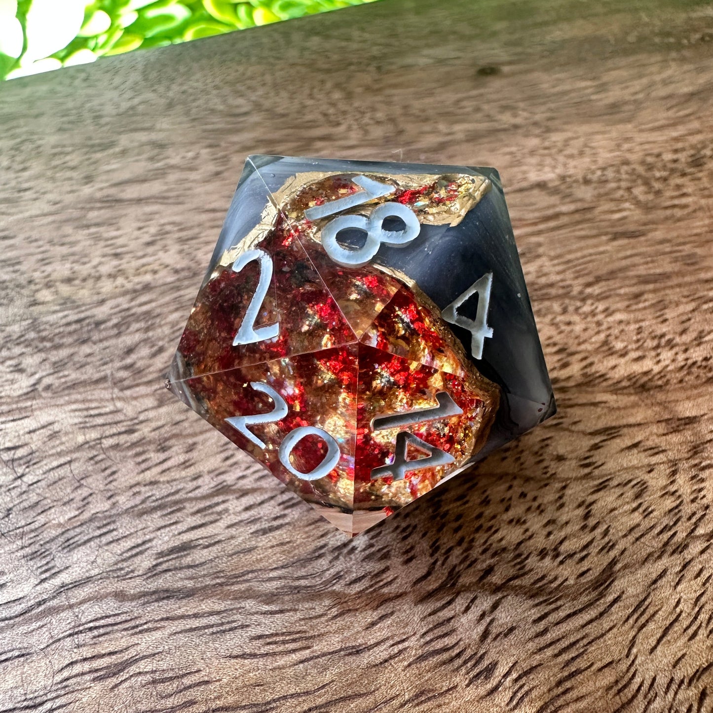 "Plane of Fire" - Geode D20