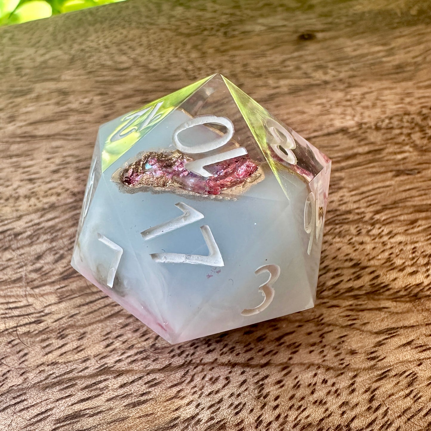 "Love Spell" - Geode D20