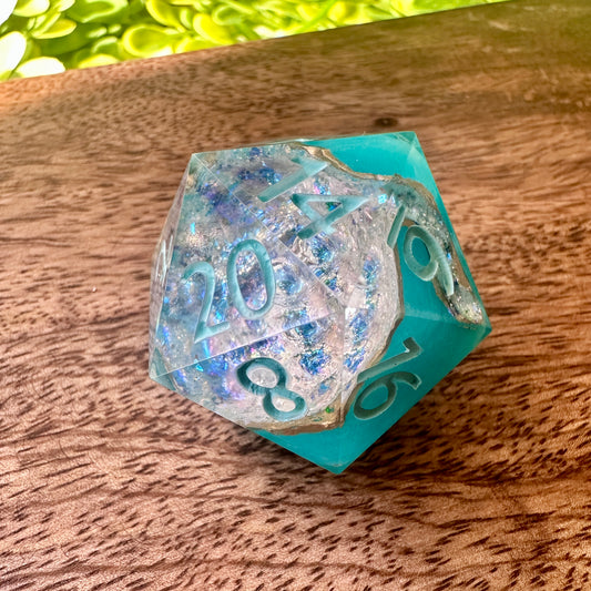 "Mermaid Cove" - Geode D20