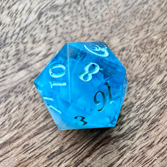 Arctic Shard - 20mm Liquid Core D20