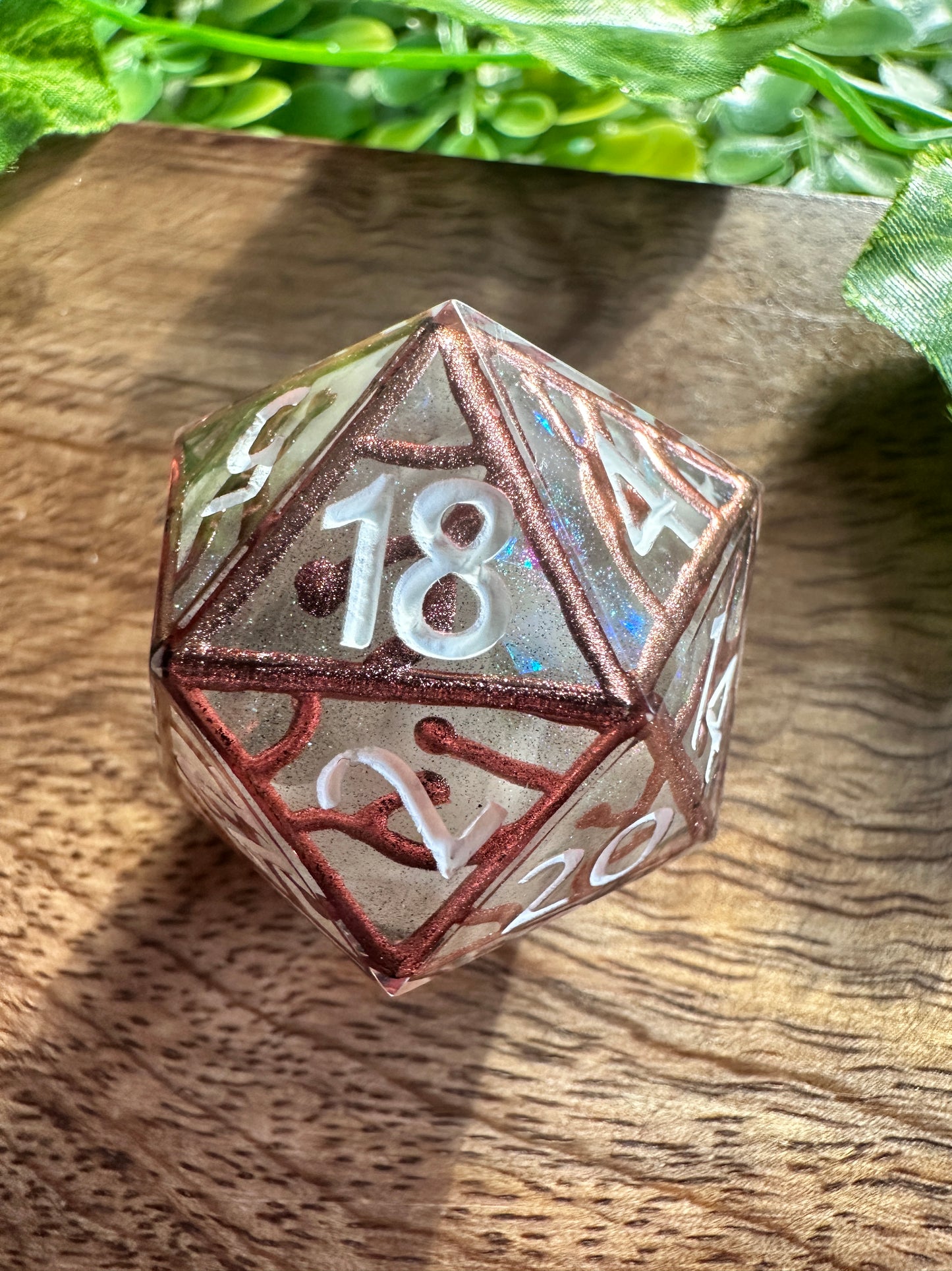 "Ancient Druidic" 32mm Jumbo D20