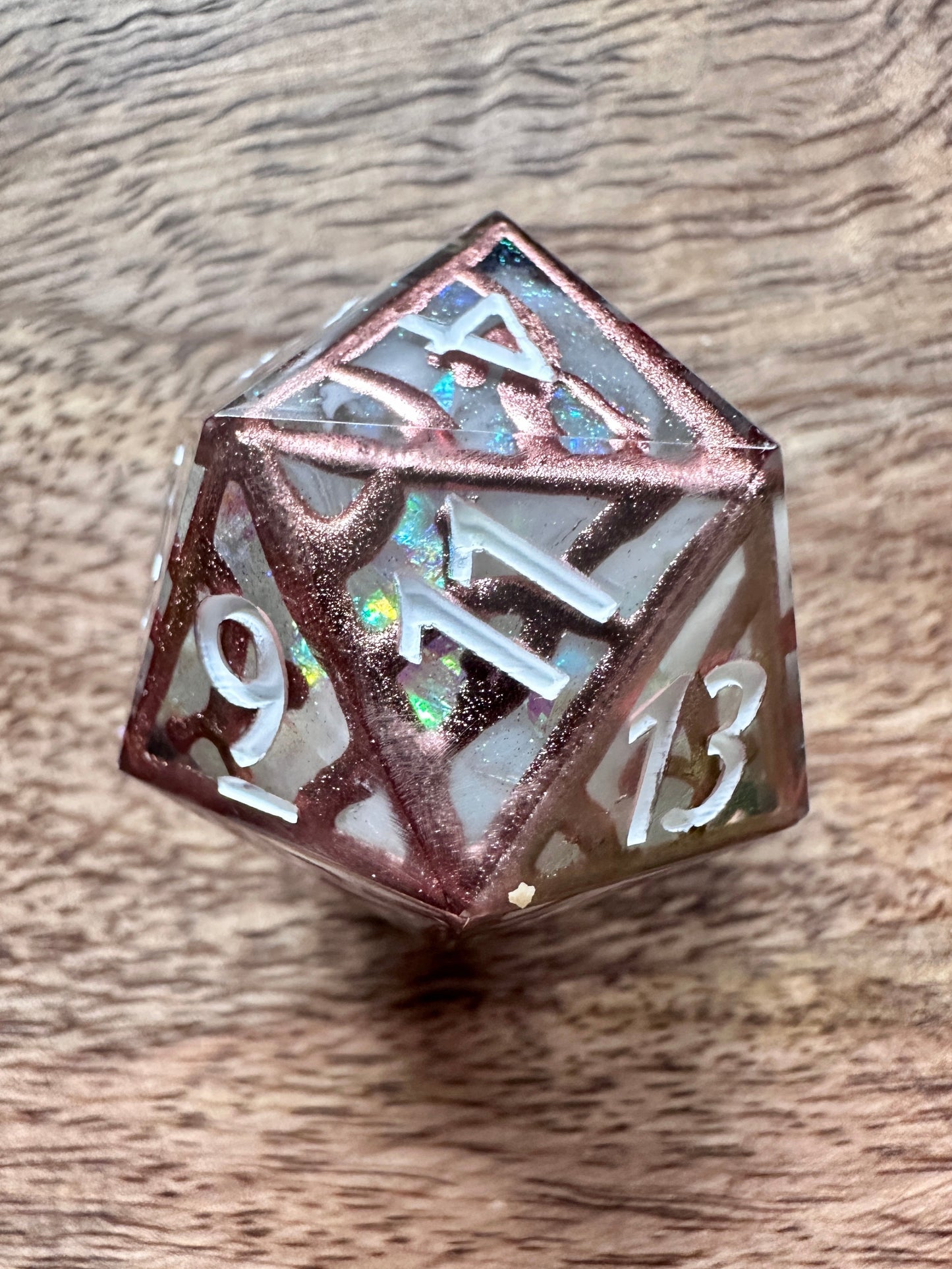 "Ancient Druidic" 32mm Jumbo D20