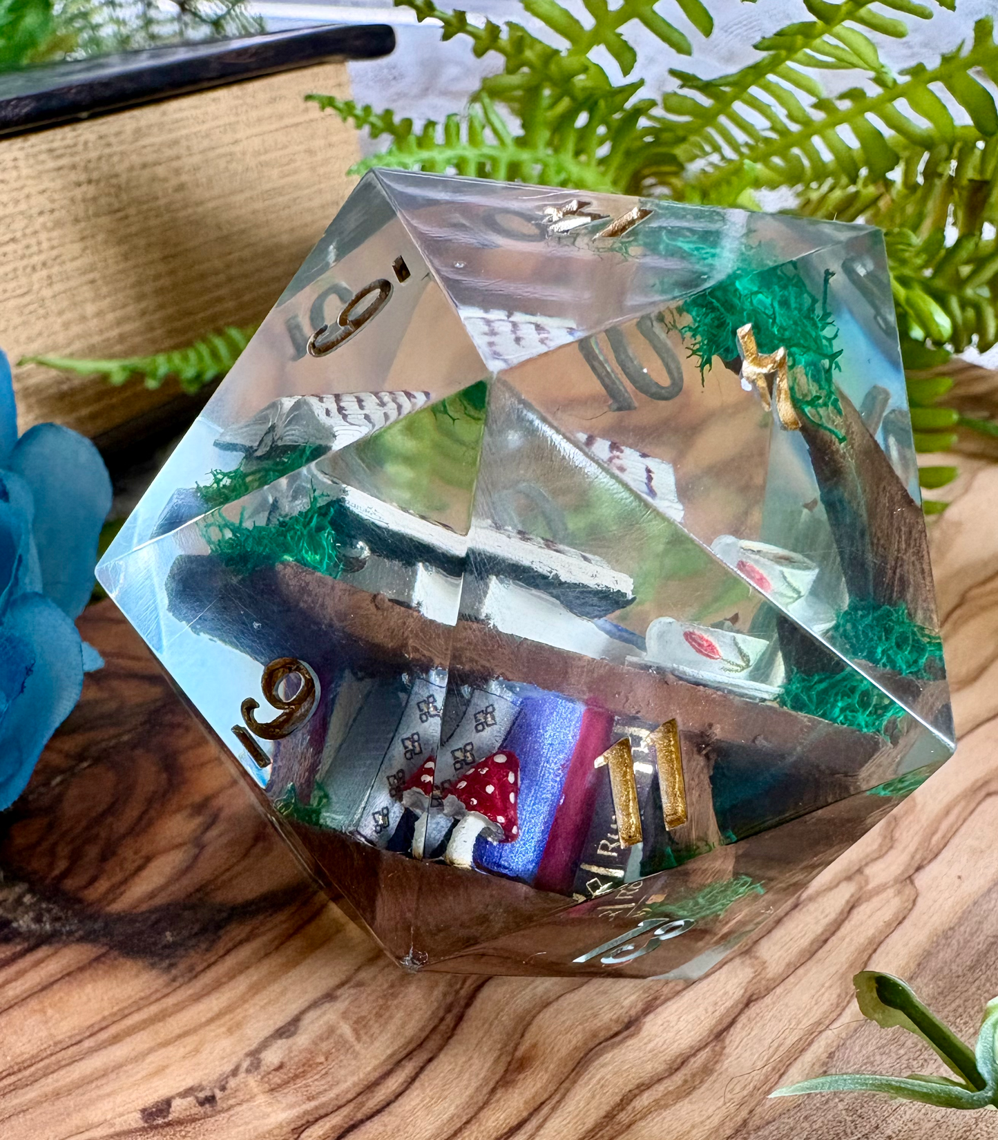 Druid's Bookshelf Diorama D20