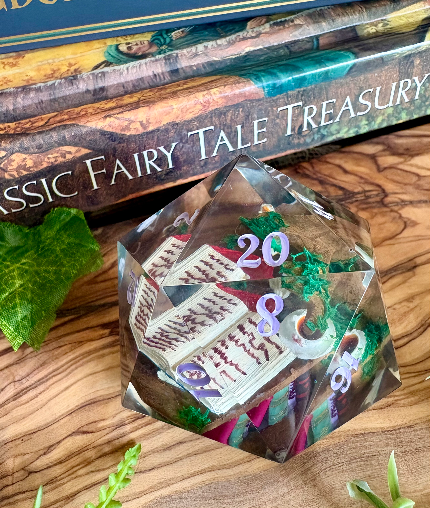 Druid's Bookshelf Diorama D20