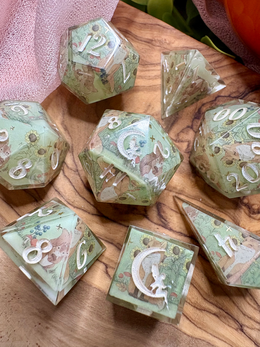 "Autumn Friends" Dice Set 🦊🐿️