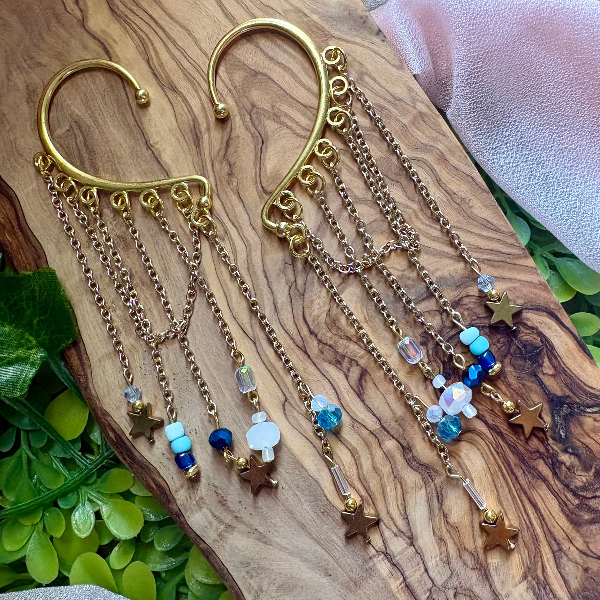 Stars Fall Ear Cuffs