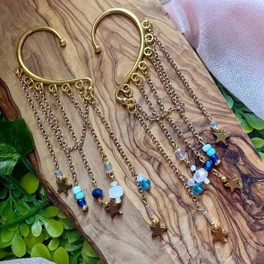 Stars Fall Ear Cuffs