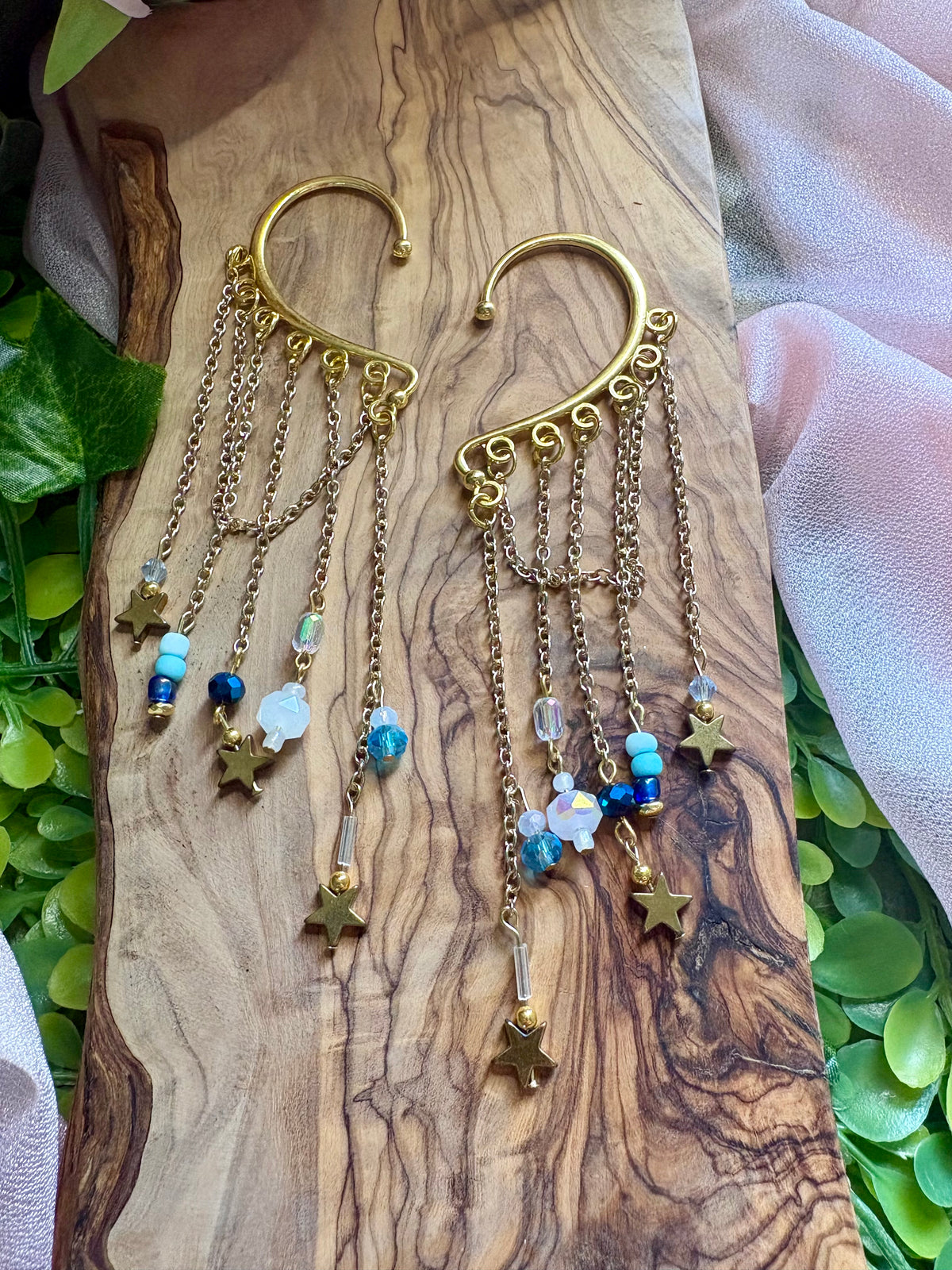 Stars Fall Ear Cuffs