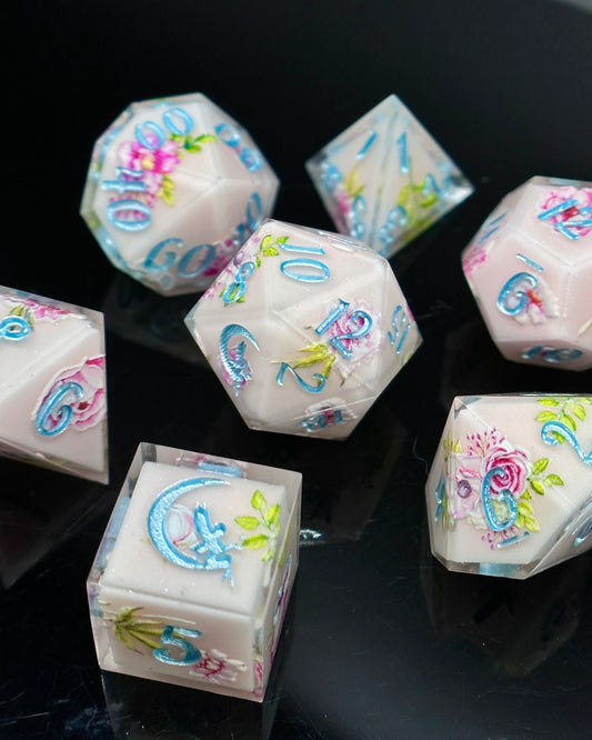 "Lady Glamour" 7pc Dice Set