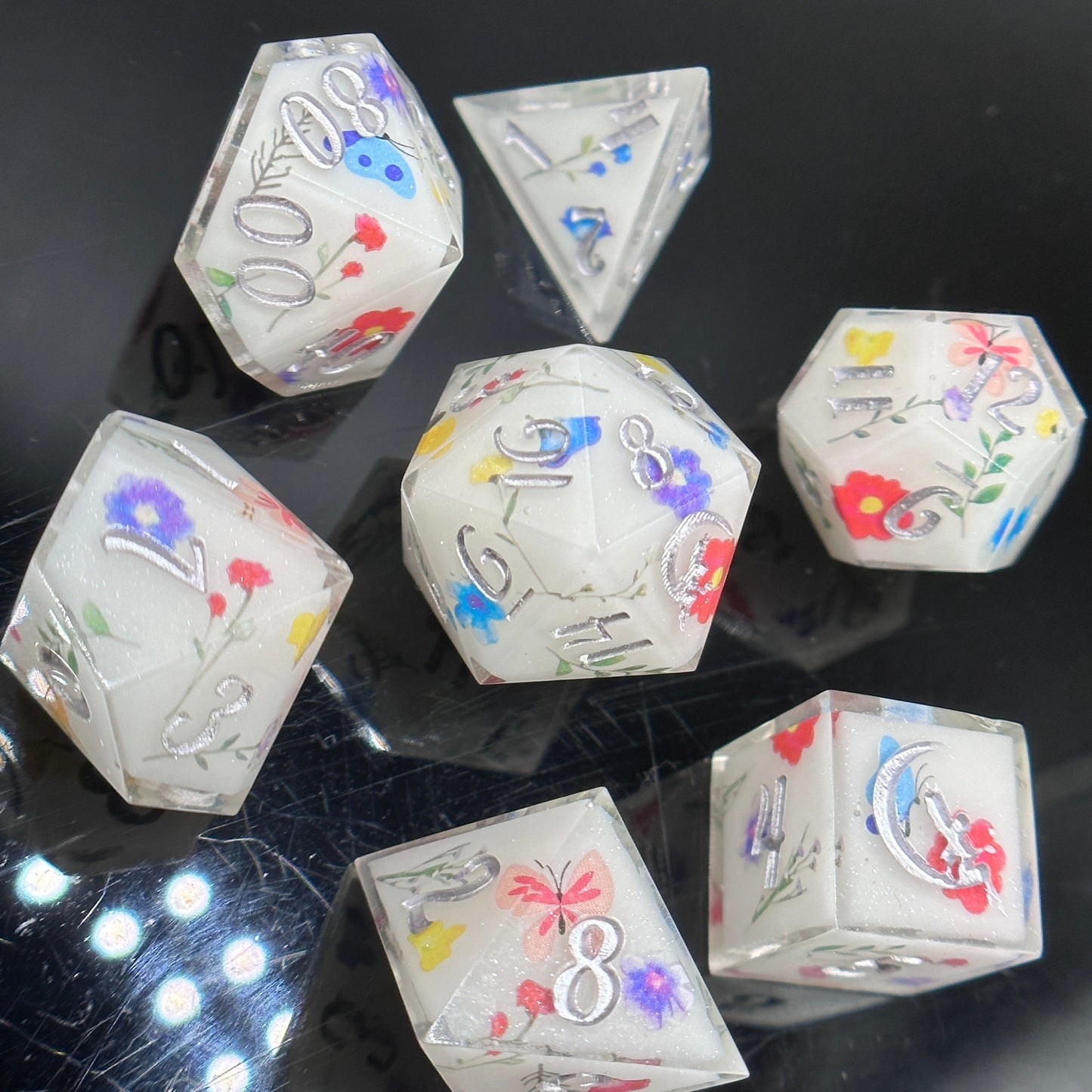 "Druidcraft" 7pc Dice Set