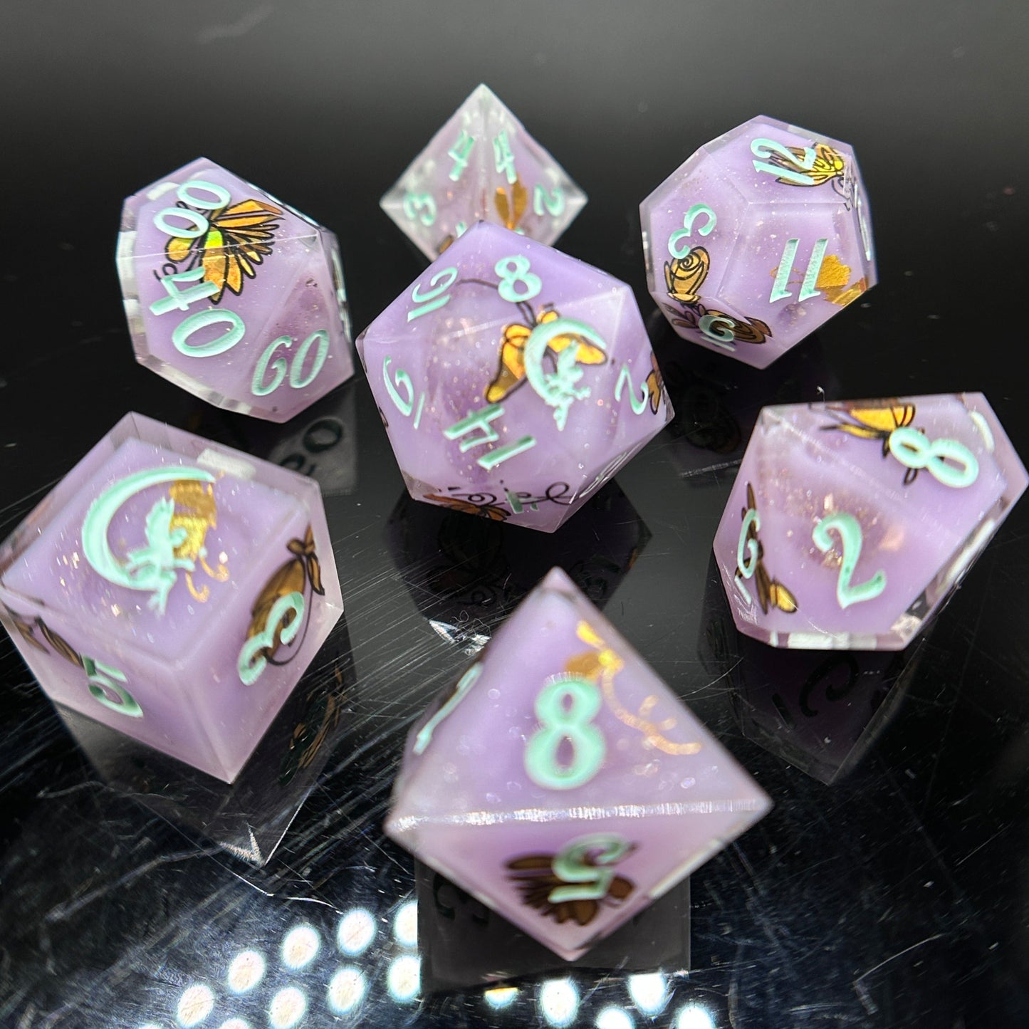 "Mystic" 7pc Dice Set