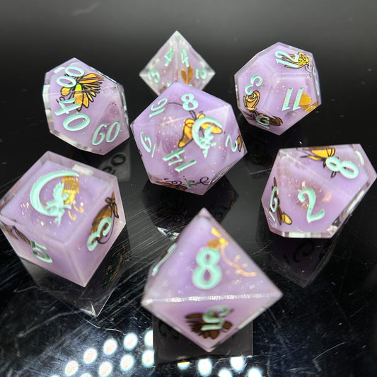 "Mystic" 7pc Dice Set