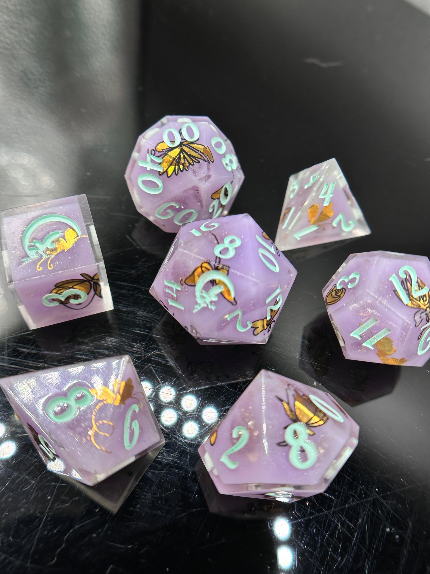 "Mystic" 7pc Dice Set