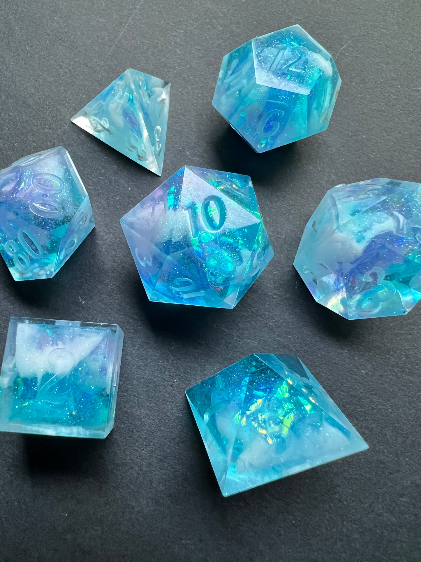 "Dreamy Skies" 7pc Dice Set