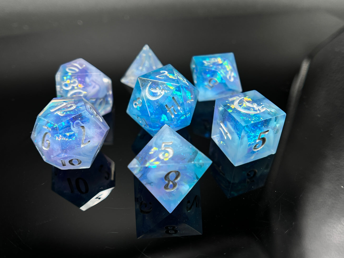 "Dreamy Skies" 7pc Dice Set