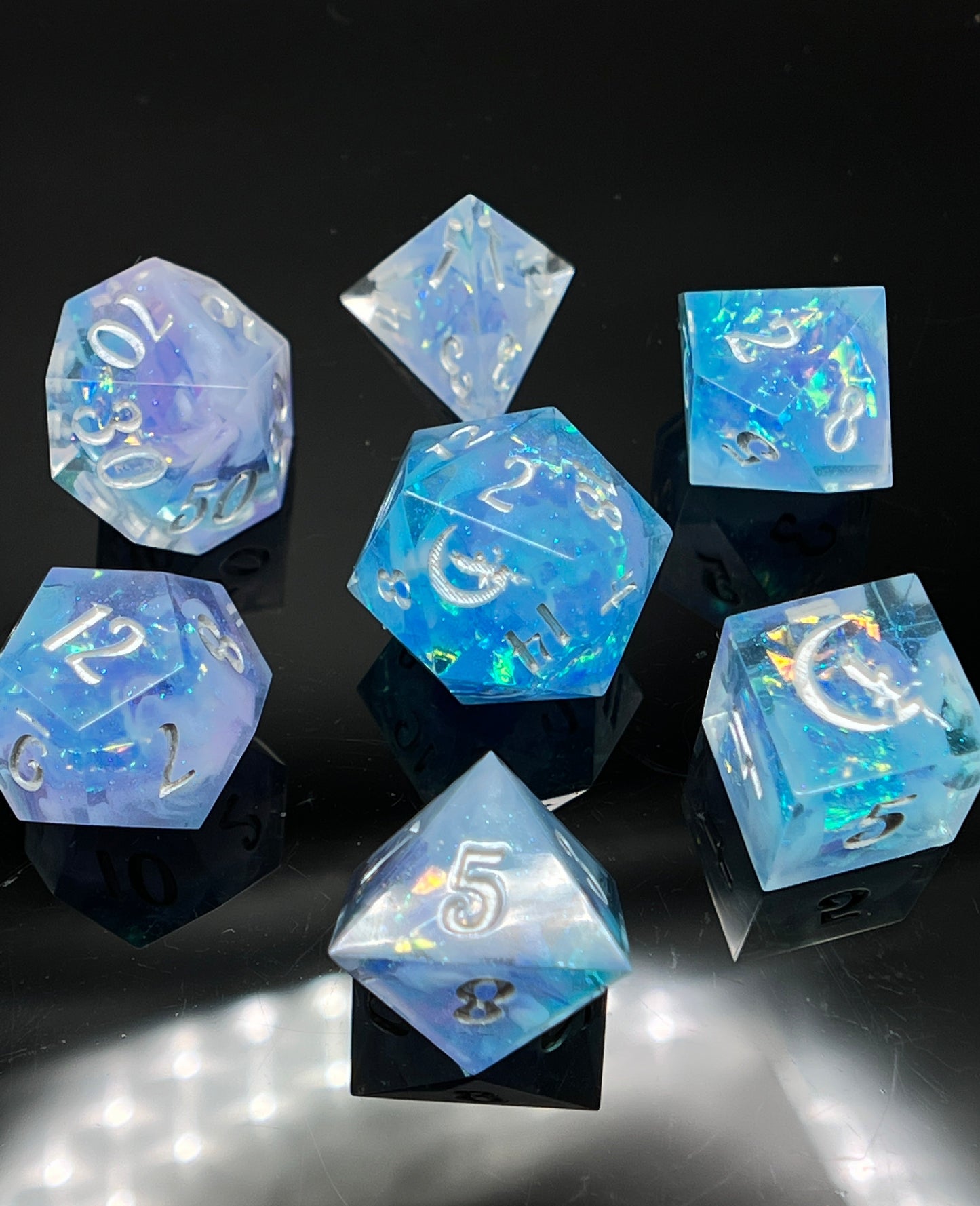 "Dreamy Skies" 7pc Dice Set