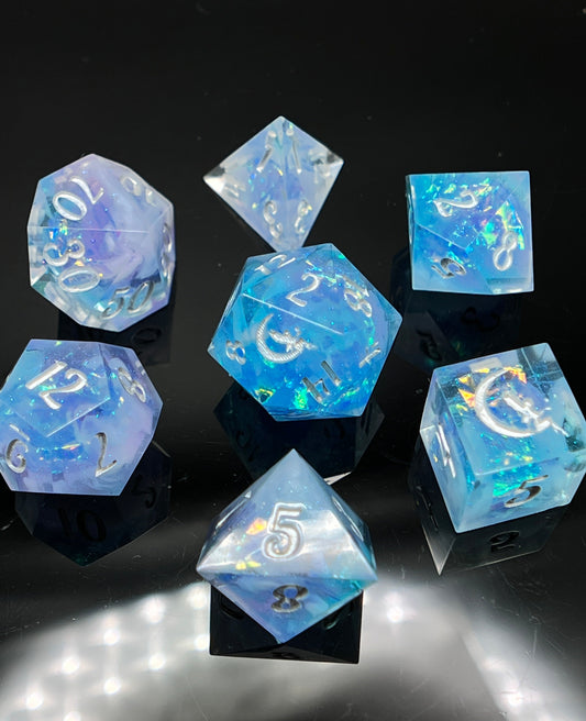 "Dreamy Skies" 7pc Dice Set