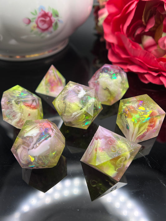 "Fey Wild" Dice Set