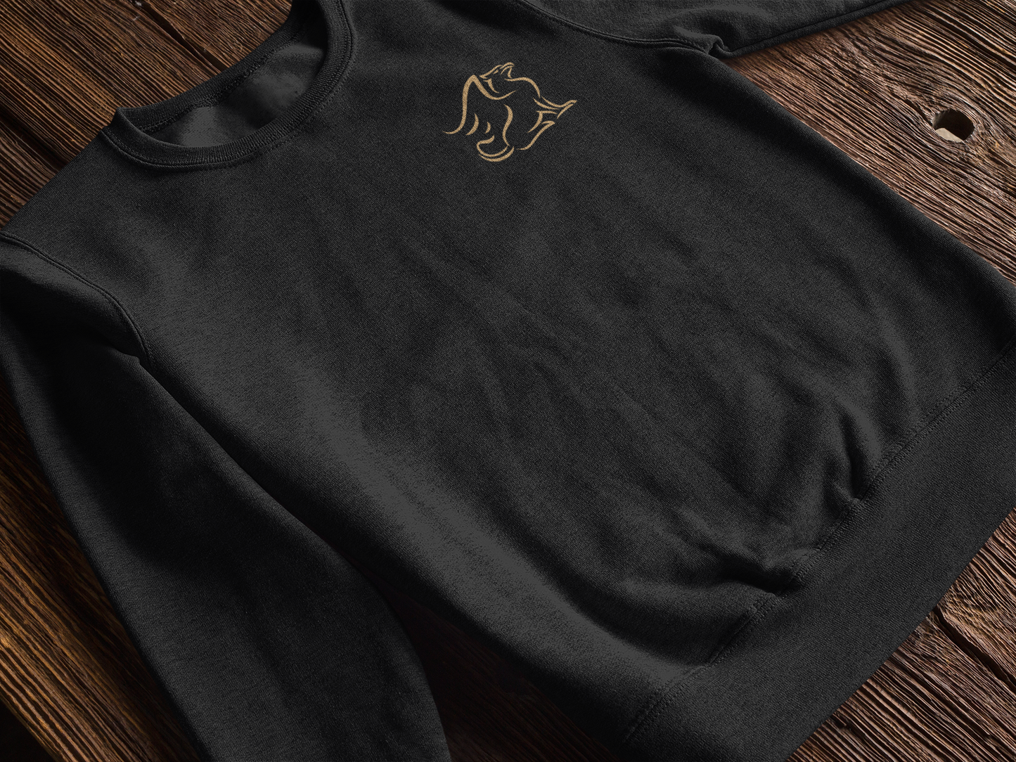 Gold Logo Unisex Crewneck Sweatshirt